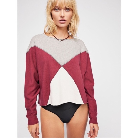Make Offer Free People Montauk Pullover Sweatshirt - Picture 2 of 7